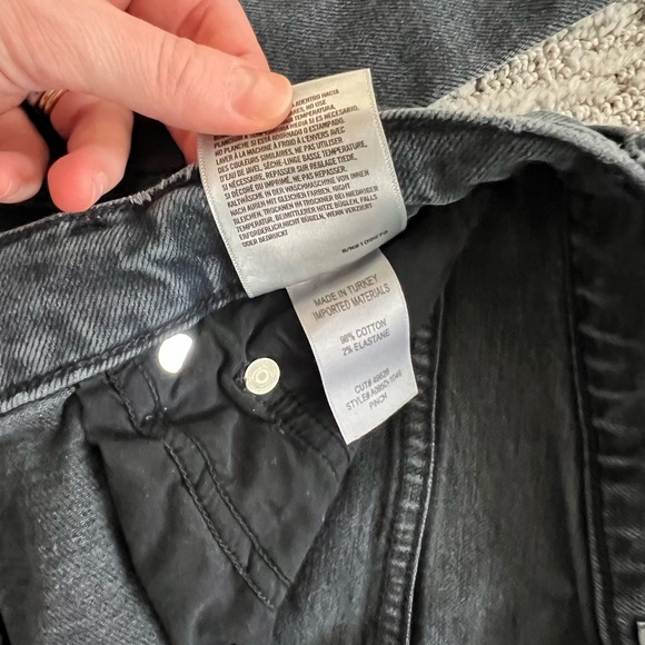 Agolde Pinch Waist High Kick in color Realm - Picture 5 of 8